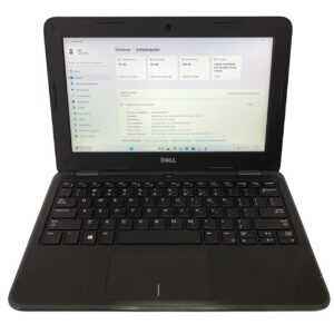 Dell latitude 3190, Intel Pentium Silver N5000. 128 Gb SSD. 4 Gb de RAM, 11,6 pulgadas 768p, webcam, HDMI, Windows 11 Pro