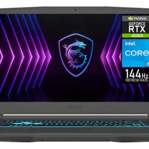 Laptop Gamer MSI Thin, 15.6" FHD 144Hz, Procesador i5-13420H, NVIDIA GeForce RTX 4060, 16GB DDR4, 512GB SSD, Windows 11