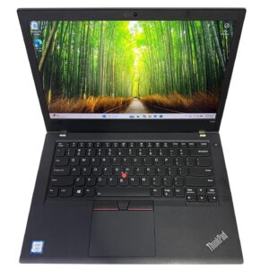 Laptop Lenovo T480, 14 pulgadas, Procesador i7 8550U, 8gb de RAM, 512gb SSD, Usb C, Webcam, Teclado iluminado, Windows 11