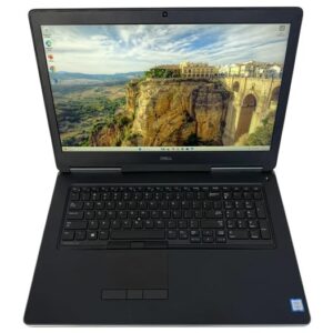 Laptop Dell Precision 7720, 17.3 pulgadas, Procesador i7 7920HQ, 16gb de RAM, 256gb SSD, Nvidia Quadro p3000 6gb, Windows 11