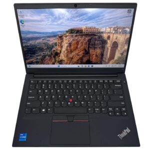 Thinkpad E14, 14 pulgadas, Procesador i5 1135G7, 8gb de RAM, 256gb SSD, Webcam, Usb C, HDMI, Windows 11
