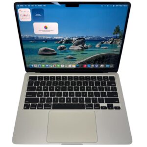 Apple MacBook Air 2022, 13.6 pulgadas, Chip Apple M2, 8gb de RAM, 250gb SSD, Lector de huella.