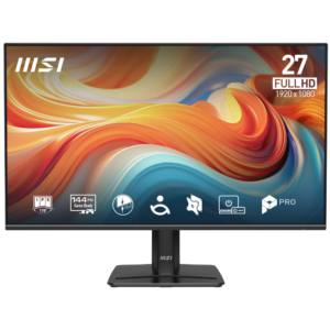 Monitor MSI PRO MP271 E14A LCD IPS 27", 1920x1080 Full HD, FreeSync, 144Hz, HDMI/DisplayPort, Bocinas Integradas, Negro
