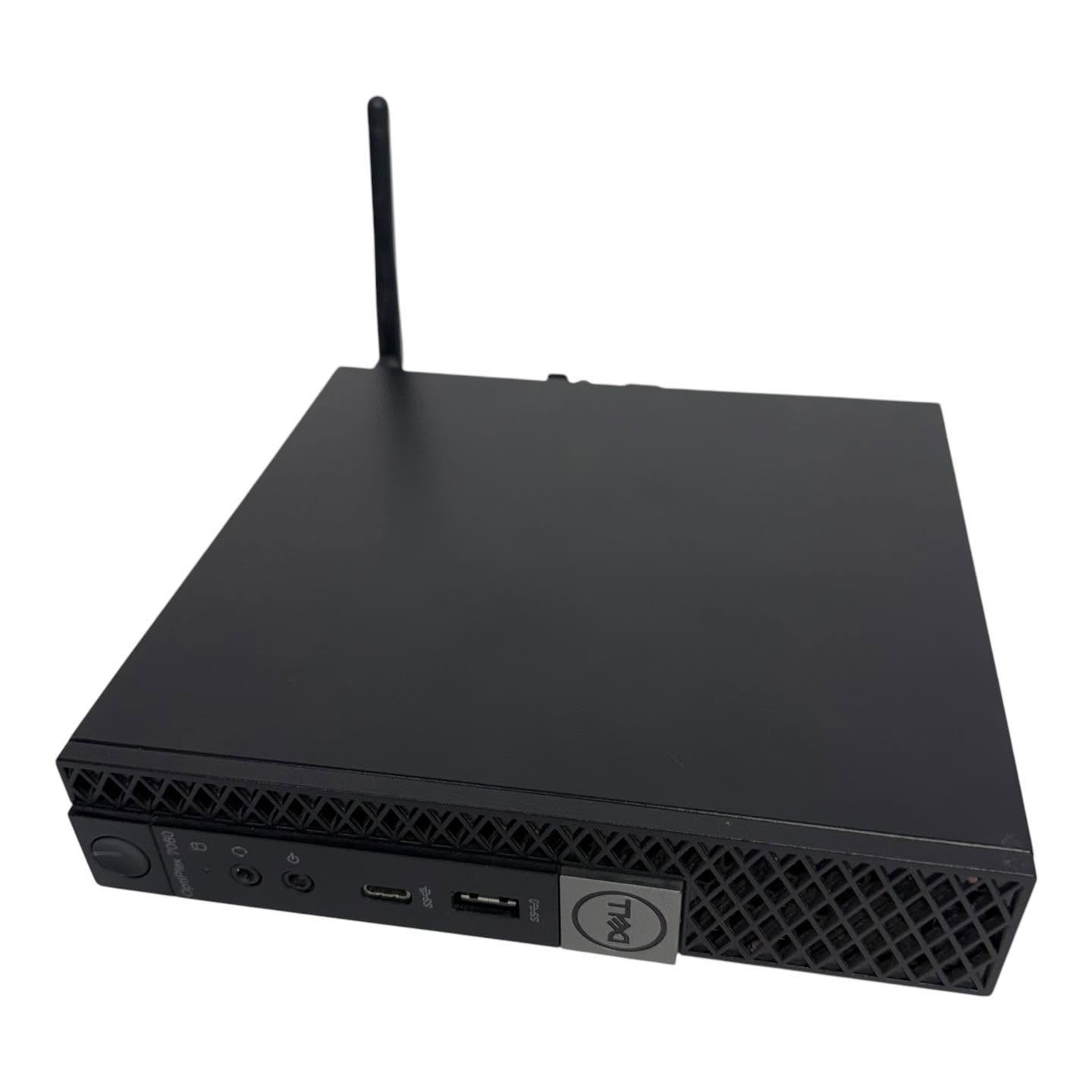 Mini CPU Dell, Procesador Intel cobre i5-8500T, Memoria RAM 8GB, SSD 480GB, USB C, Wifi doble banda, Windows 11 Pro.