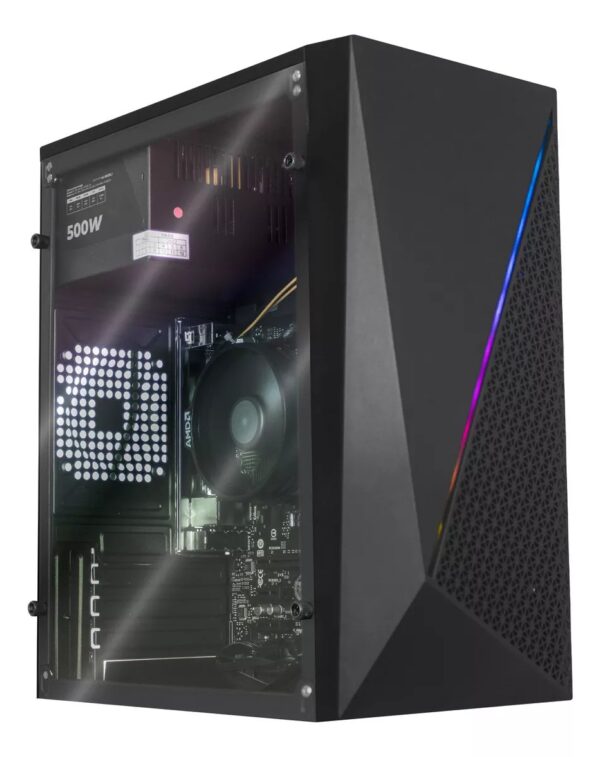 CPU Gamer de entrada, Amd Radeon Vega Renoir, Ryzen 5 5600g, 16gb RAM, 500gb SSD, Wifi, Rgb, Windows 11