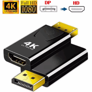 Adaptador 4K 60Hz DisplayPort a HDMI, Macho a hembra, Compatible con HDMI para PC TV portátil